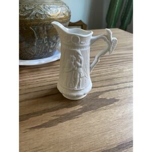 Vintage Portmeirion Parian Ware British Heritage Porcelain Creamer Pitcher